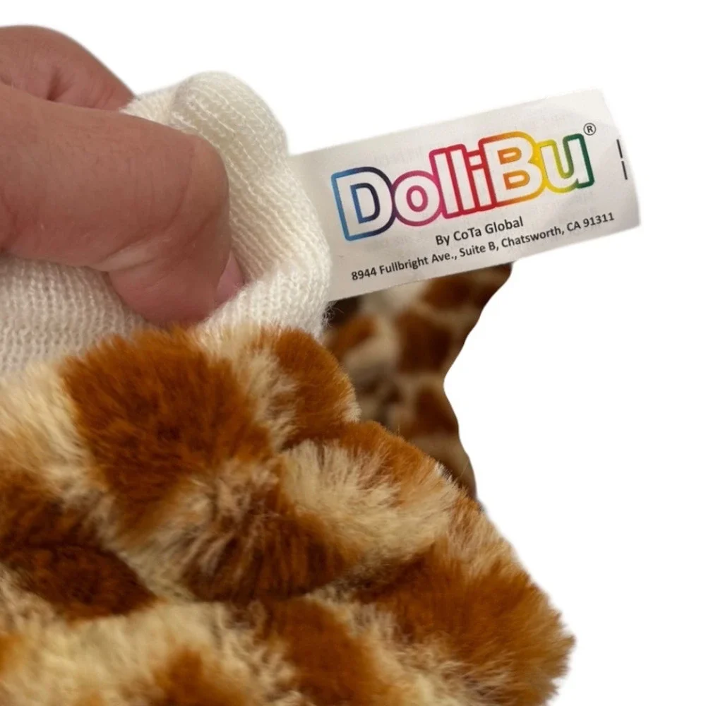 DolliBu Giraffe Plush‎ Slippers Animal Character Cozy Shoes Kids